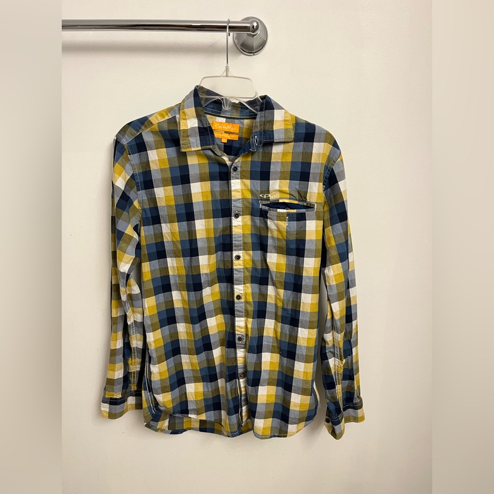 Men’s Plaid Button-Down Shirt